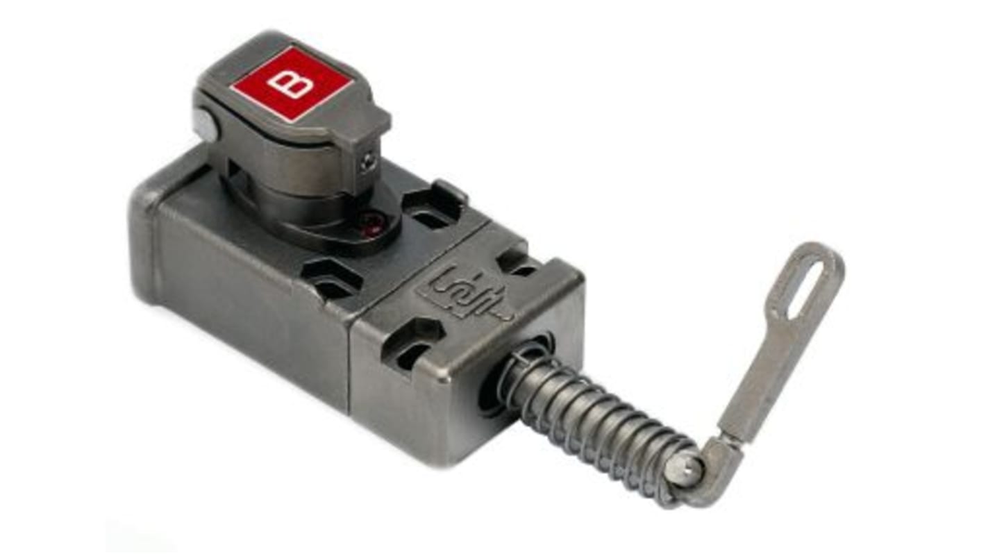 Interruttore di interblocco di sicurezza a chiave Allen Bradley Guardmaster 440T-MKEXE110C0D0D in acciaio inox, dimensioni 200x55.5x90mm.
