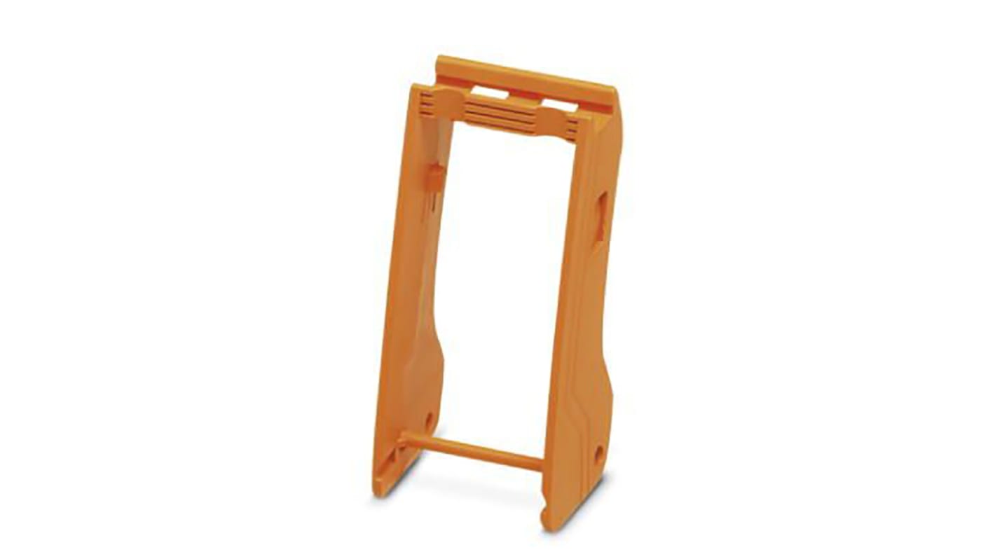 Staffa di fissaggio Phoenix Contact 2900954 per relè industriali RIF-2. Estrattore e supporto per marcatura, compatibile con base relè RIF-2.