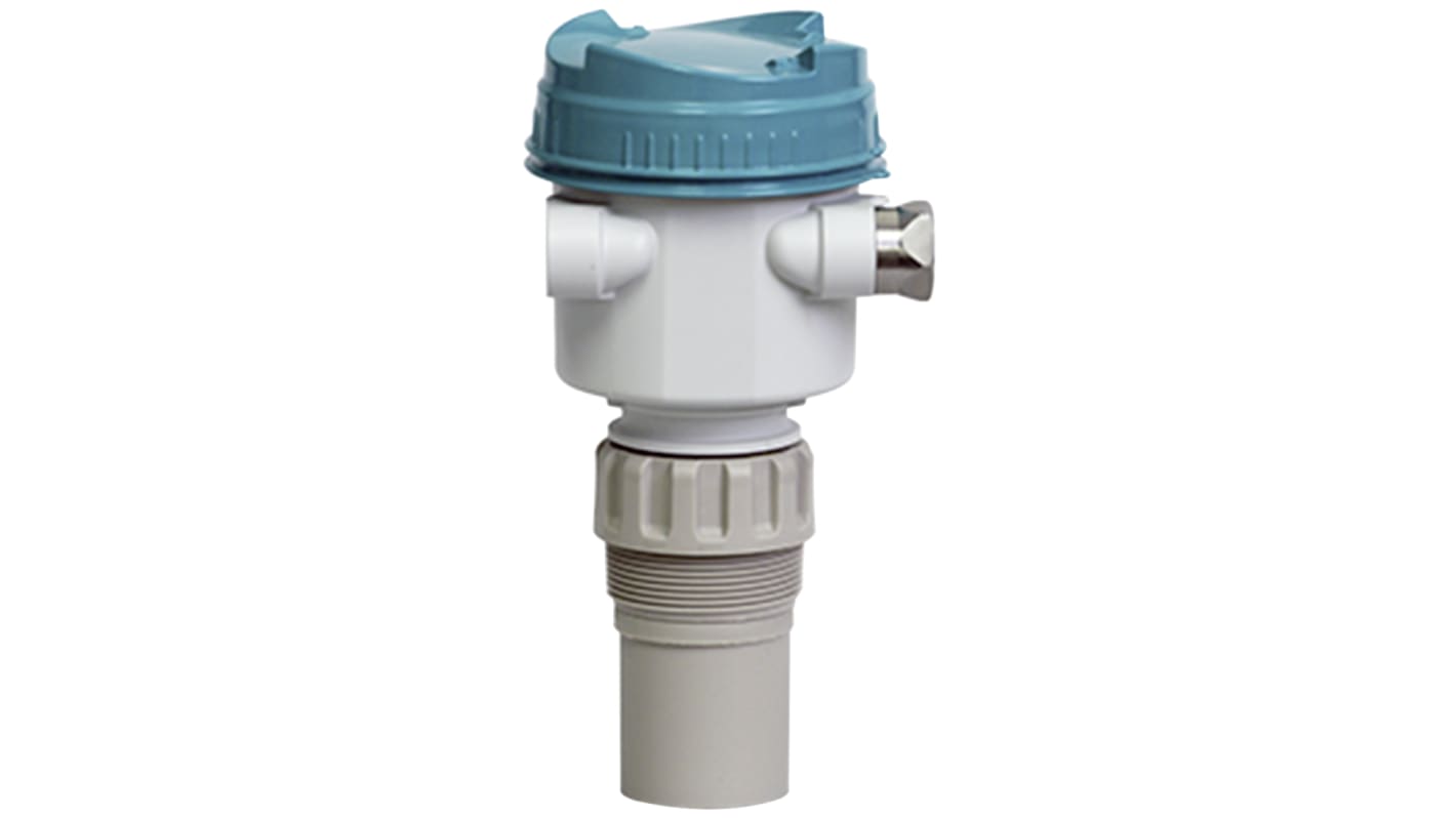 Trasmettitore di livello a ultrasuoni Siemens 7ML5110-1GF07-4AF3, interfaccia HART, corpo in PBT, certificazione ATEX.