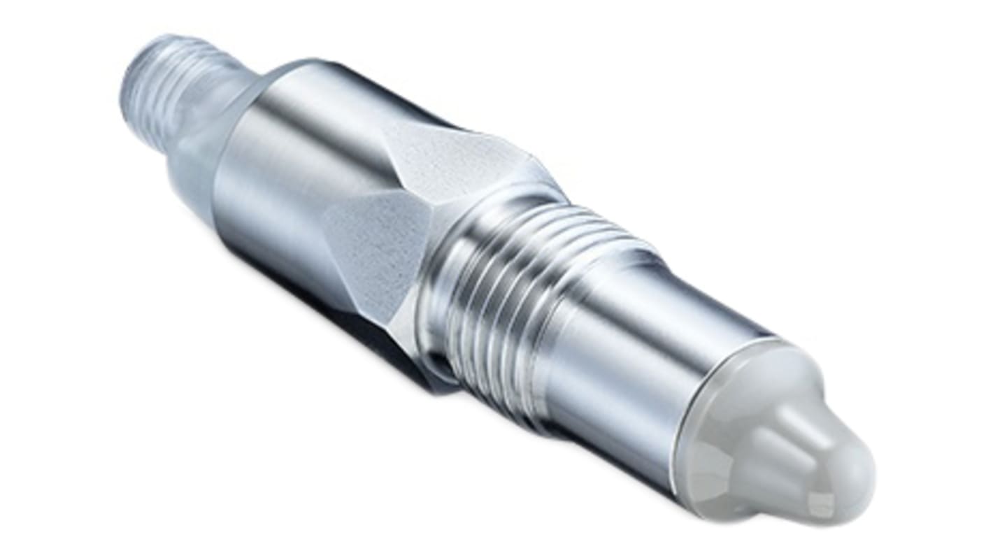 Sensore di livello Baumer LBFS-03421.0, montaggio laterale, corpo in acciaio INOX, uscita PNP, temperatura -40 a 85 °C.