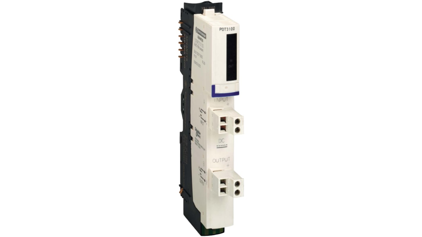 Modulo I/O PLC Schneider Electric STBPDT3100K per Modicon M580 EPAC - Kit di distribuzione dell'alimentazione, compatibile con reti fieldbus come Modbus ed Ethernet. Soluzione I/O modulare per ambienti industriali.