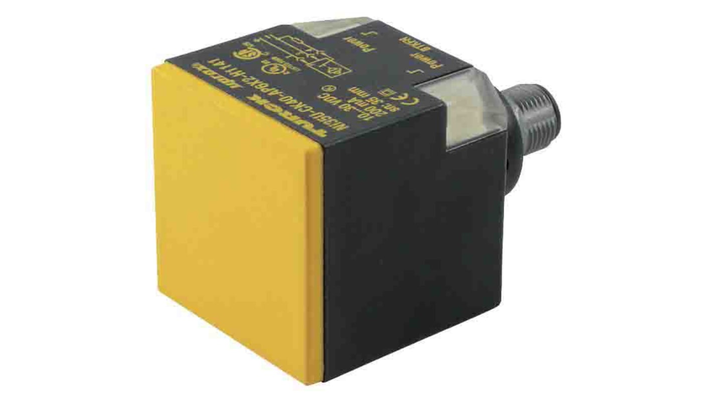 Sensore di prossimità Turck NI50U-QV40-IOL6X2-H1141, corpo rettangolare 40x65x40 mm, rilevamento 50 mm, IP68, IO-LINK.
