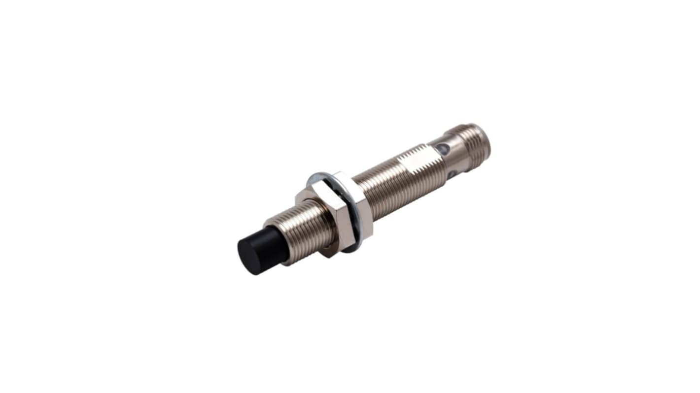 Sensore di prossimità cilindrico PNP Omron E2E-X16MB1TL12-M1, rilevamento 16 mm, IP67, M12 a 4 pin.