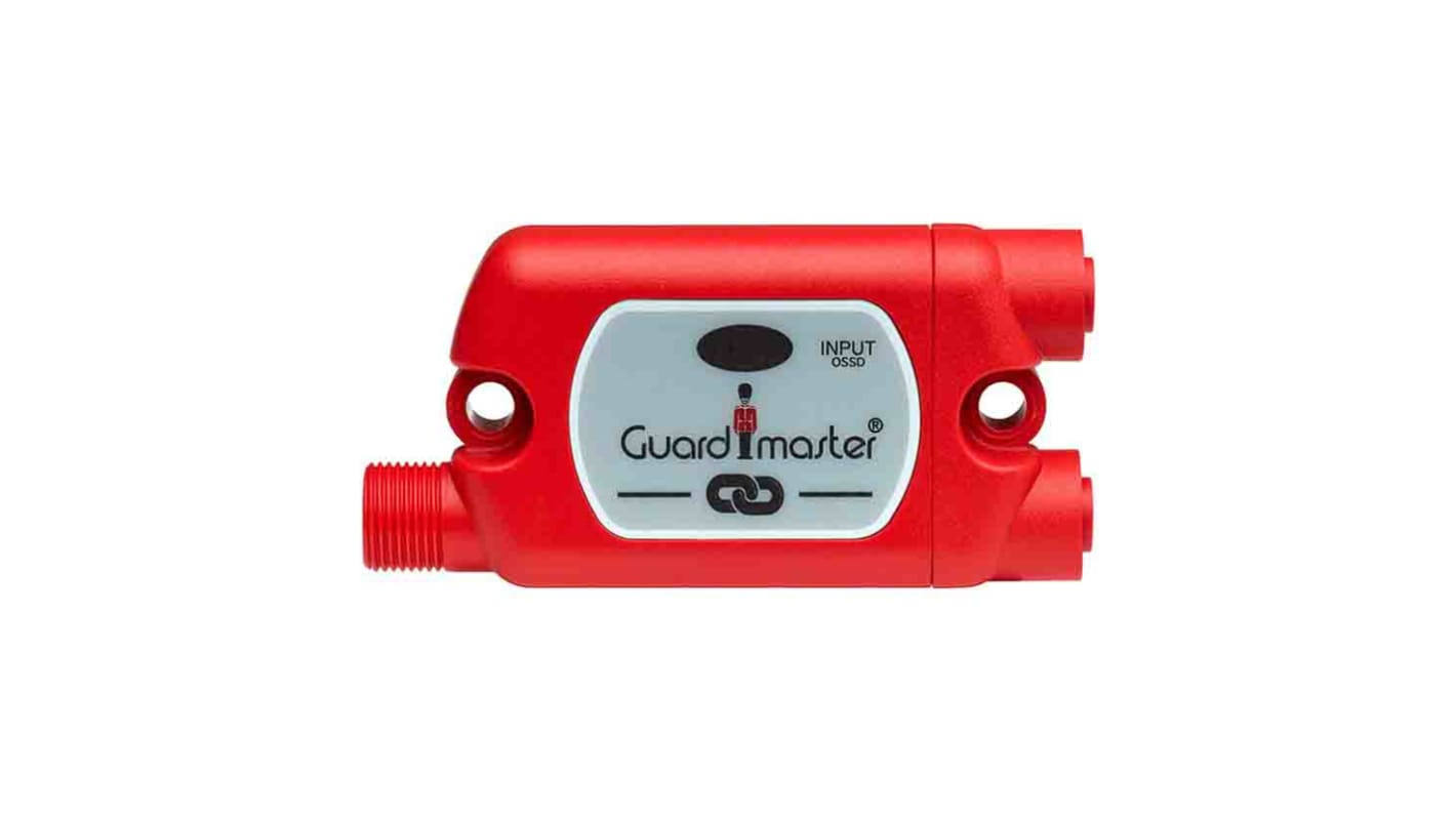 Presa OSSD a 5 pin Allen Bradley Guardmaster 440S-SF5D, abilitata GuardLink per sistemi di sicurezza, supporta fino alla categoria 3.