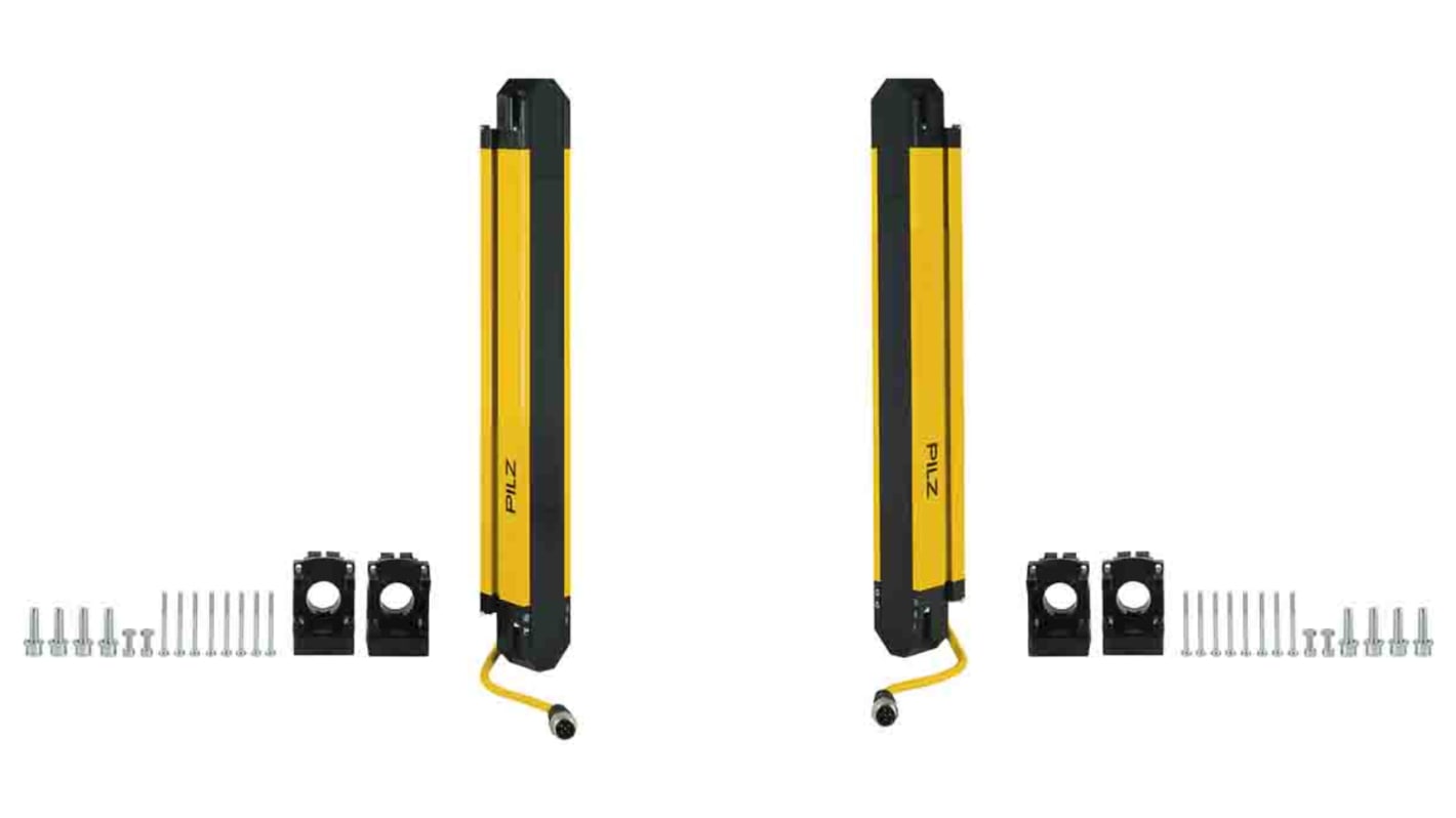 Pilz 632041, barriera fotoelettrica PSEN opII3F, risoluzione 14mm, altezza 300mm, distanza rilevamento 0.2-8m.