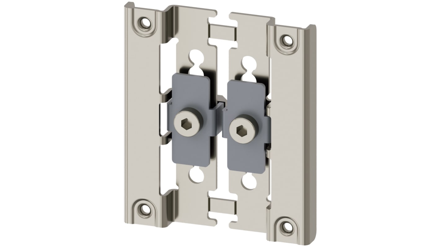 Adattatore Siemens 3SU1950-0JE80-0AA0 per dispositivi SIRIUS ACT, installazione snap-on, resistente a polvere e oli.