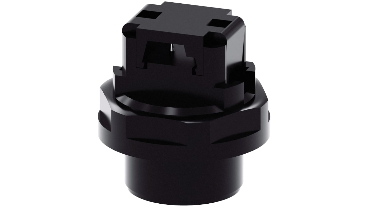 Adattatore Siemens 3SU1900-0HX10-0AA0 per dispositivi industriali, design robusto, installazione snap-on, compatibile con SIRIUS ACT.