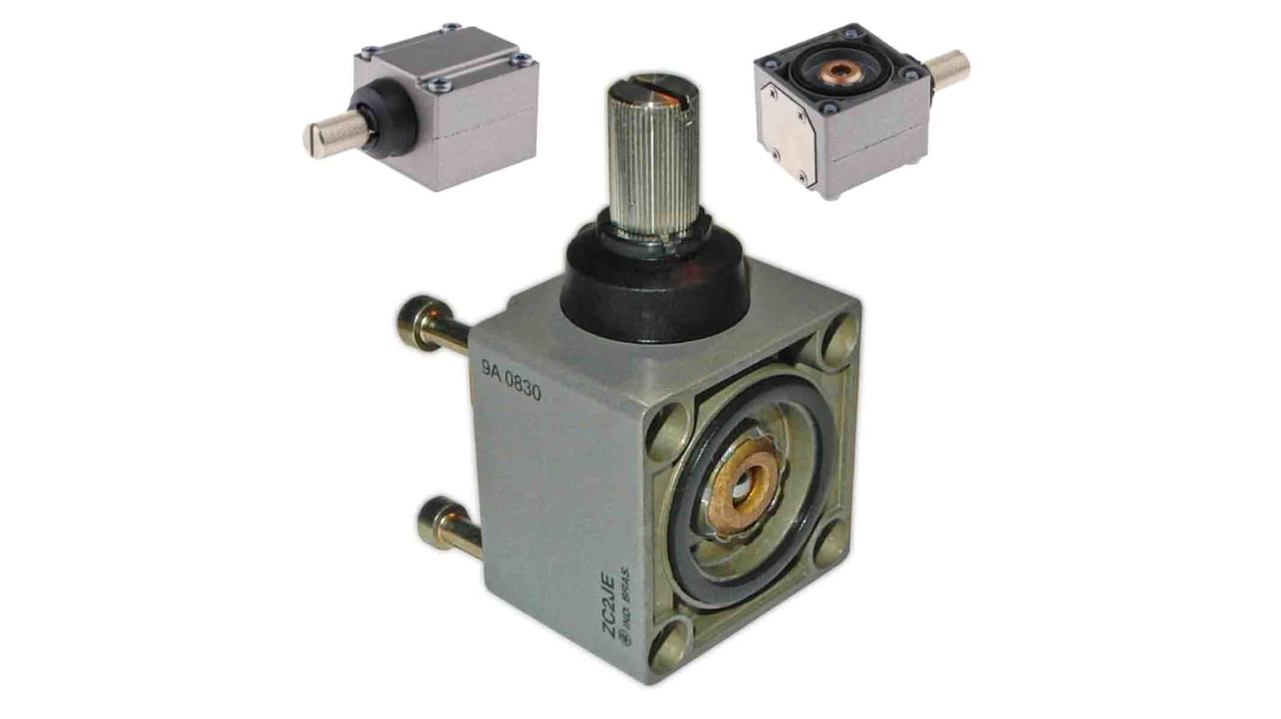 Interruttore di fine corsa Telemecanique Sensors ZC2JE015, compatibile con serie ZC2J, operante fino a 120°C.