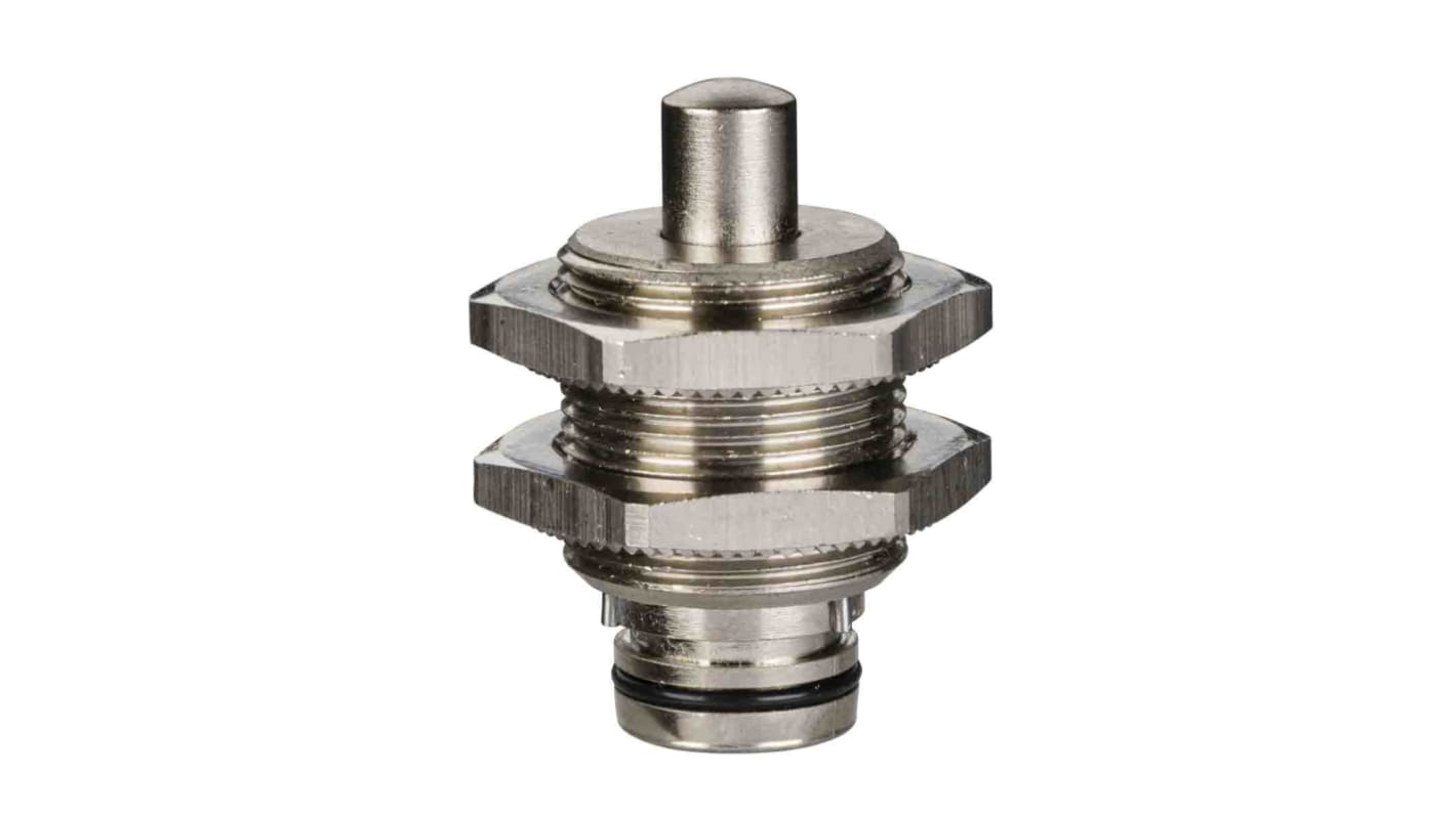 Interruttore di fine corsa Telemecanique Sensors ZCEH0, testa con pistone in metallo M18, per modelli XCKD, XCKP, XCKT, XCMD.