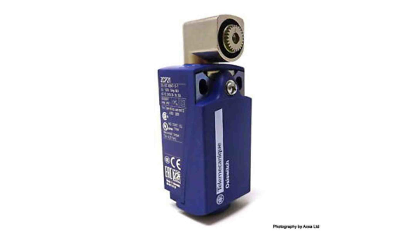 Interruttore di fine corsa Leva Telemecanique Sensors XCKP2101P16, 1NC/1NA, IP66/IP67, dimensioni 31x30x65mm, temperatura -25/+70°C.