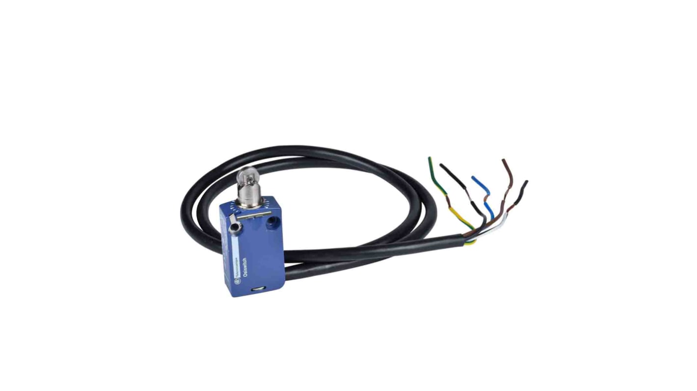 Interruttore di fine corsa Telemecanique Sensors XCMD2102L10 - Tasto a rotella, 1NC/1NA, 240V, 1,5A, IP66/IP67/IP68 - Affidabile e preciso per ogni applicazione.