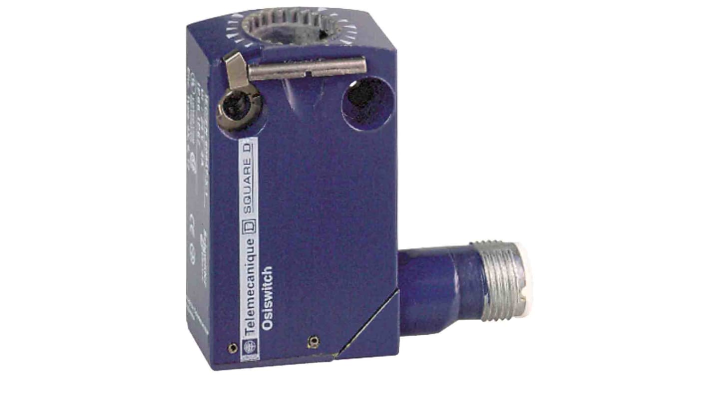 Interruttore di fine corsa Telemecanique Sensors ZCMD29C12, attivazione a scatto, 2NC, corpo in lega di zinco, dimensioni 30mm x 16mm x 50mm.