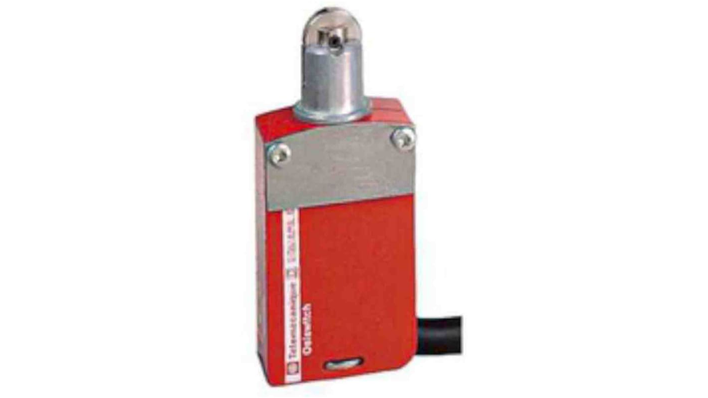 Interruttore di interblocco Telemecanique Sensors XCSM3702L1, 2NC/1NA, protezione IP66/IP67/IP68, attuatore metallico, dimensioni 30x70x16 mm.