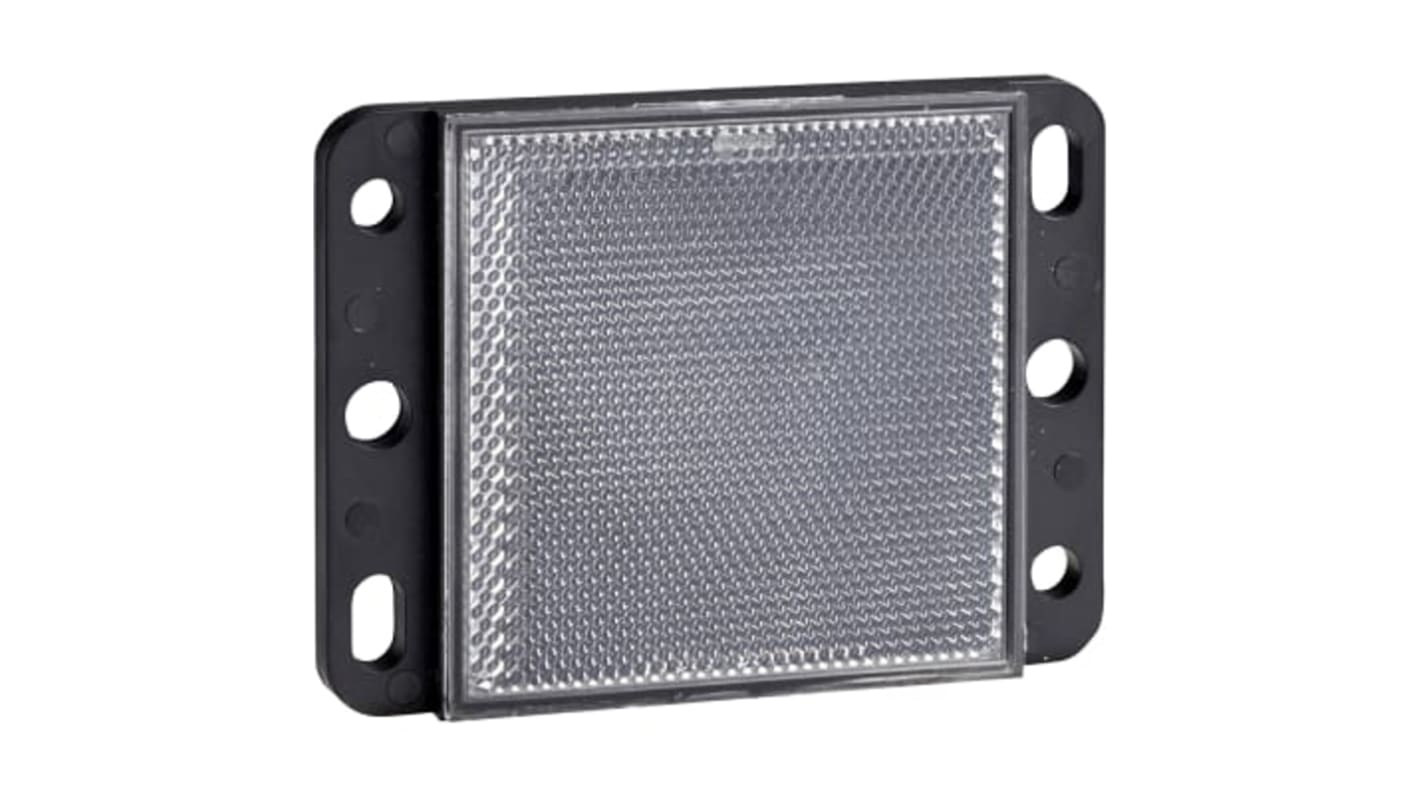 Riflettore quadrato Telemecanique Sensors XUZC50HP per sensori fotoelettrici reflex, dimensioni 50 x 50 mm, alta precisione.