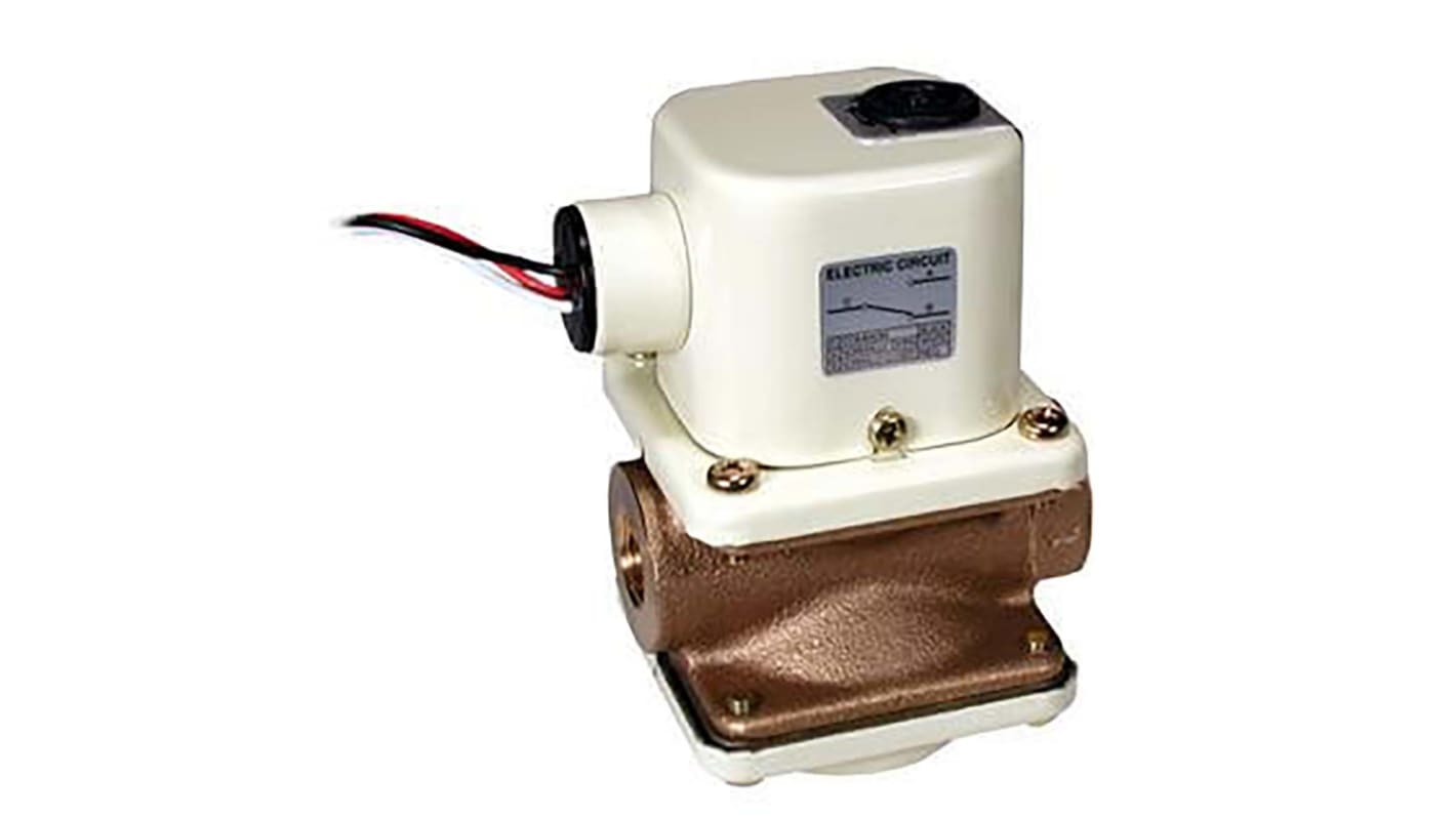 Interruttore di flusso SMC IFW510-F03-00-Q, rileva flussi da 1 a 10 l/min, connessione G3/8 femmina, pressione max 0.6 MPa.