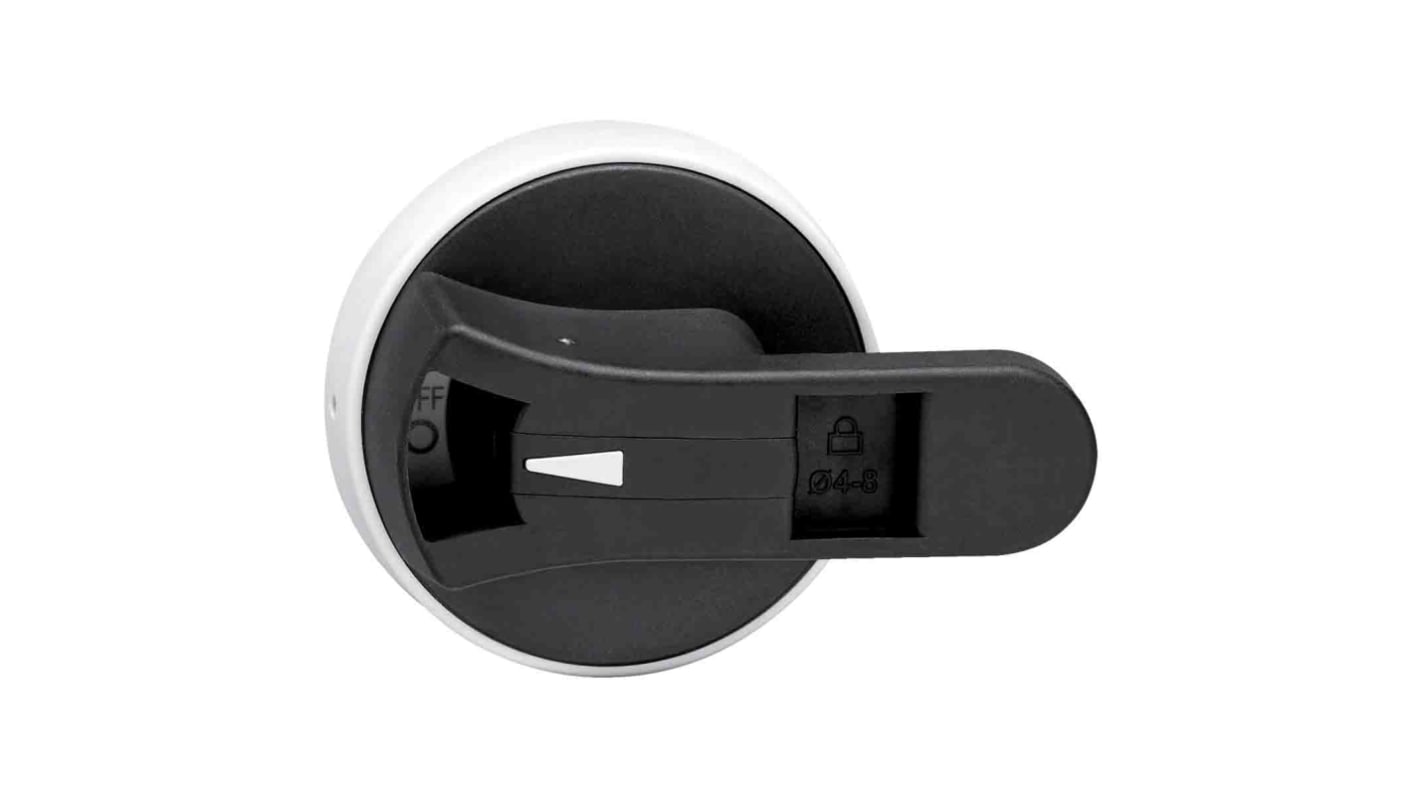 Manopola rotante Schneider Electric VLSH3S7BD per TeSys VLS, impugnatura nera, grado di protezione IP66, lunghezza 2.95 pollici.