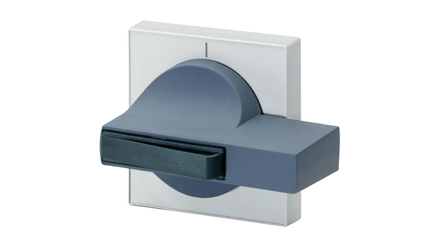 Aste sezionatori Siemens 8UC7210-1BD, maniglia blu scuro, compatibile con 8UC6210-1BD, meccanismo di arresto incluso.