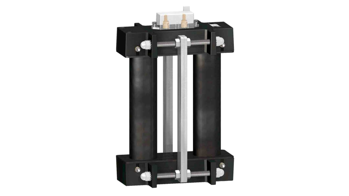 Trasformatore di corrente Schneider Electric METSECT5VV500, rapporto 5000:5, montaggio su guida DIN, dimensioni 242x175x110 mm.