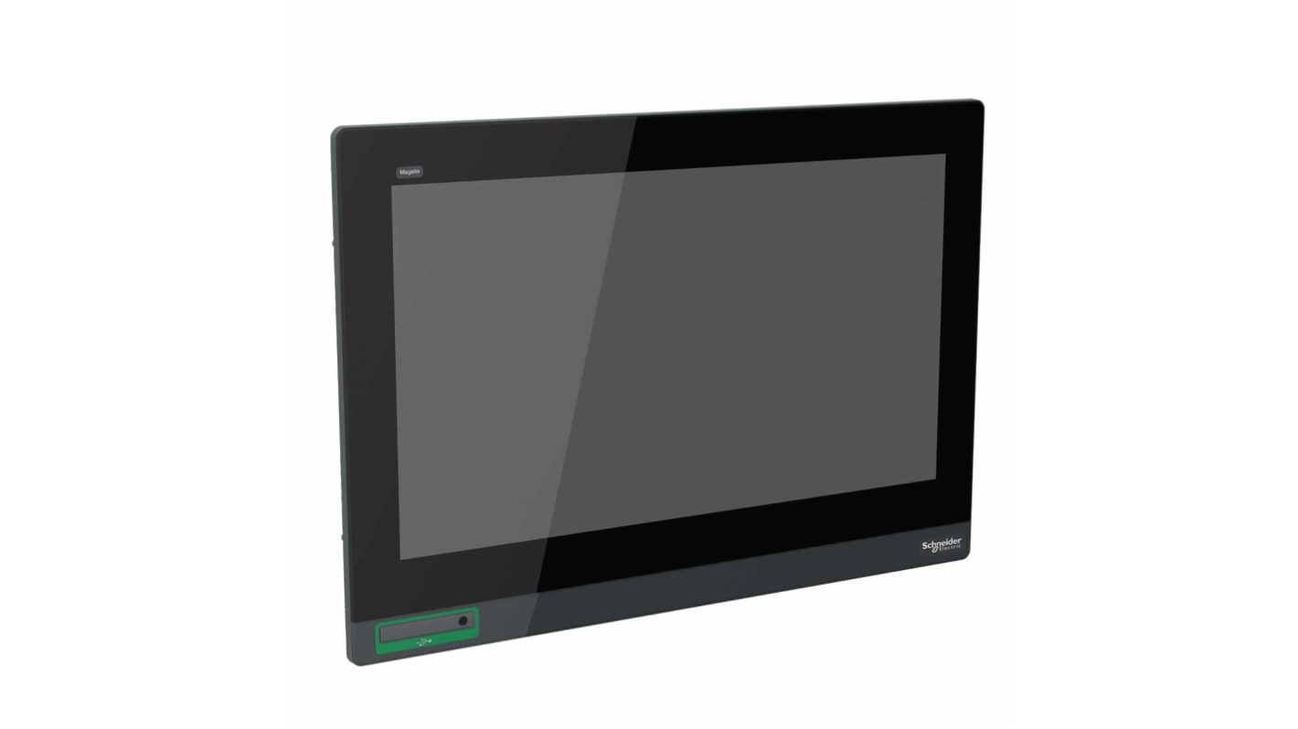 Schneider Electric HMIDT952, display HMI touch screen Magelis GTU da 18,5", dimensioni 483 x 337 x 69 mm, pronto per l'IoT.