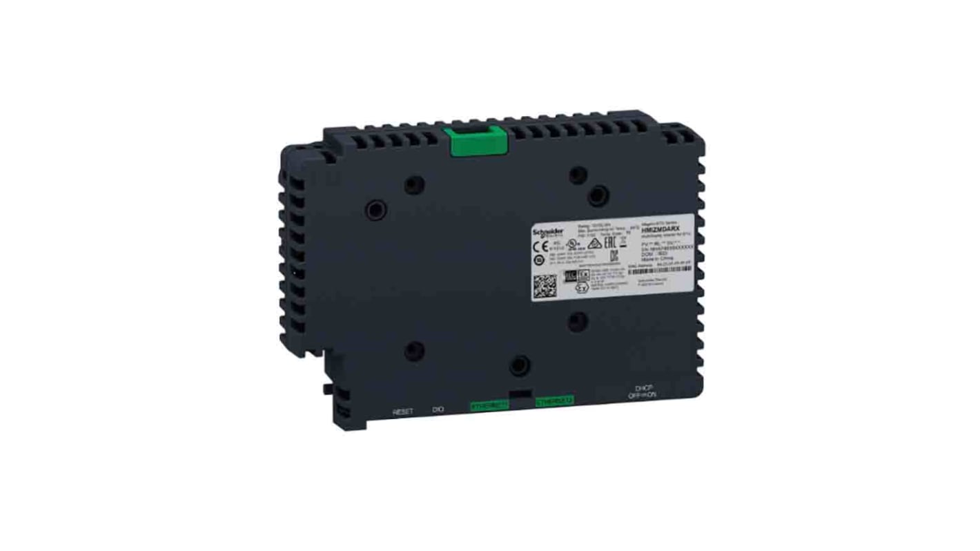Adattatore multi-display Schneider Electric HMIZMDARX per Magelis GTU, con 2 porte Ethernet RJ45 e alimentazione 12 V c.c.