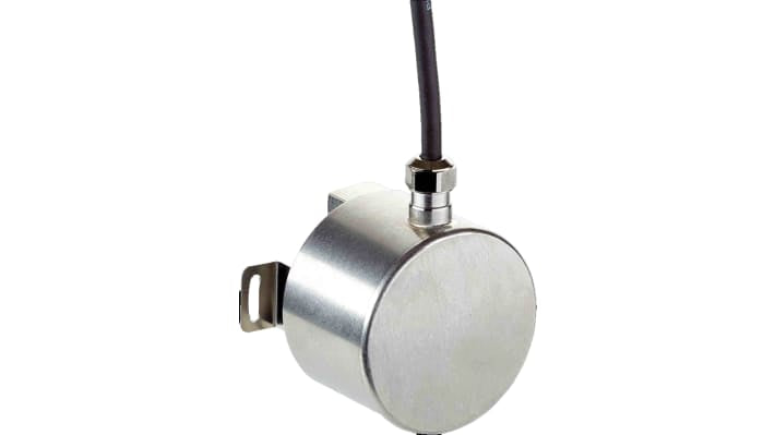 Encoder incrementale Sick DFS60I-BHPM65536, risoluzione fino a 65536 impulsi, albero cavo cieco 15mm, IP67, acciaio inox.