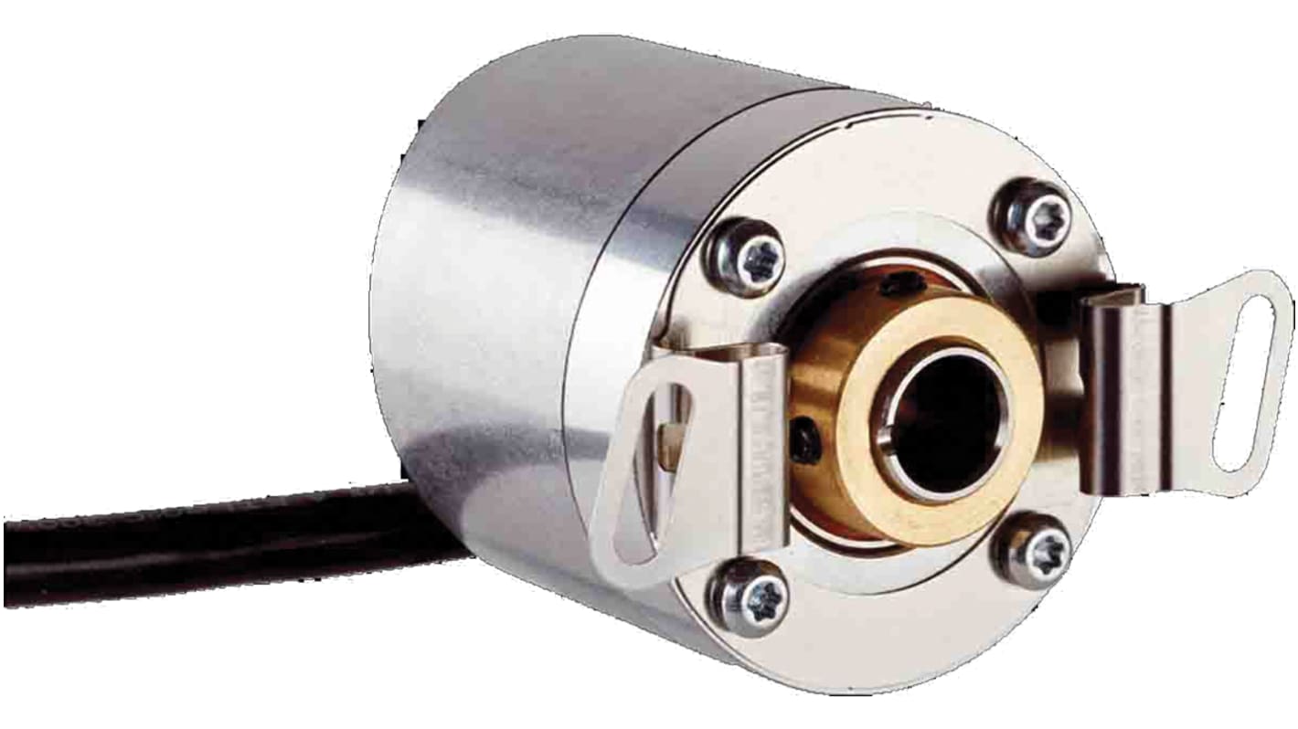 Encoder incrementale Sick DBS36E-BBEK00100, 100 impulsi/giro, IP65, 8 mm albero, 6000 giri/min, cavo 1.5 m.