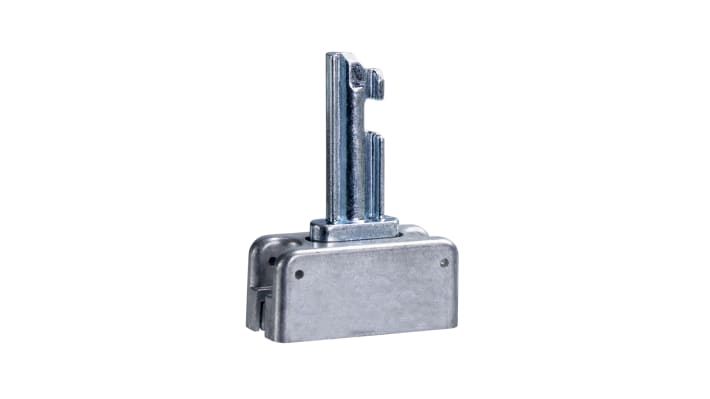 Attuatore Schmersal AZ/AZM 415-B2 per interruttori di sicurezza, con meccanismo di bloccaggio a sfera e resistenza a vibrazioni fino a 500N.