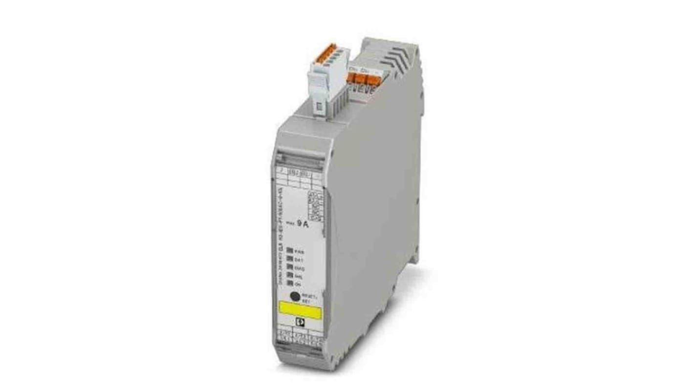 Starter per motore ibrido Phoenix Contact 2908672, montaggio su guida DIN, larghezza 22,5 mm, protezione IP20, per motori trifase fino a 500 V.