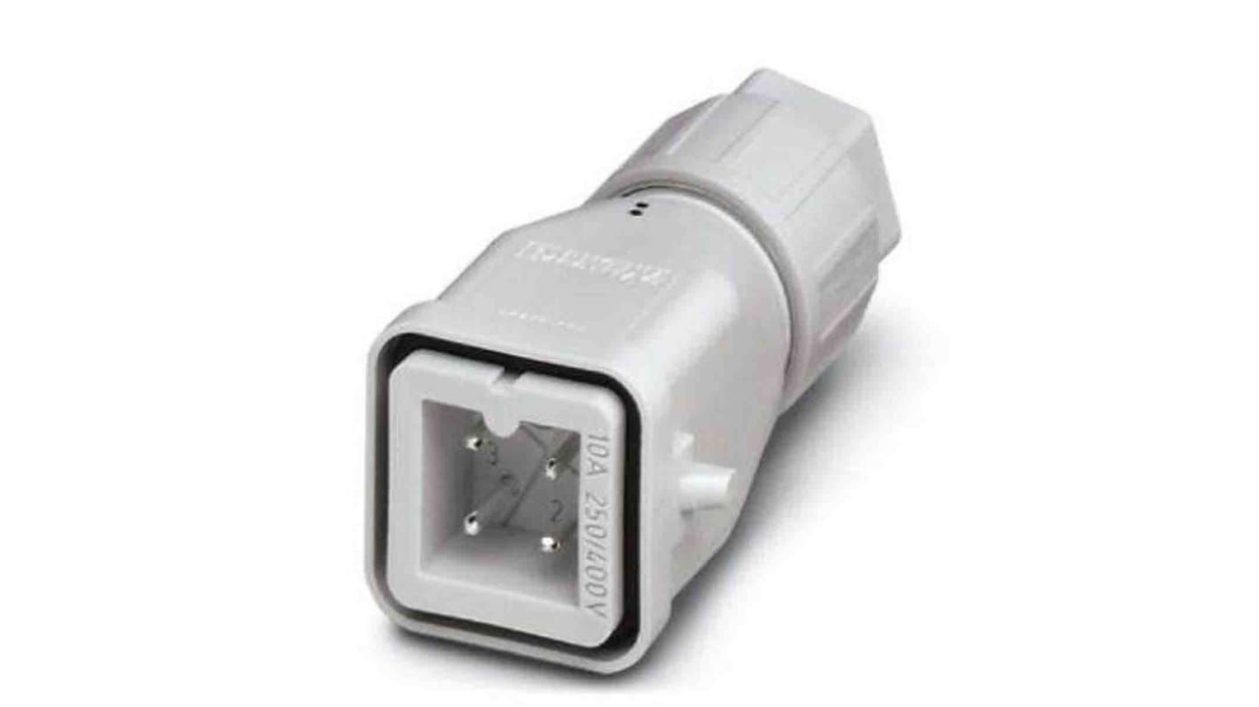 Corpo connettore HEAVYCON QUICKON Phoenix Contact 1641581, 3 Pin, isolamento PVC/PE, grado V0. Ideale per applicazioni efficienti!