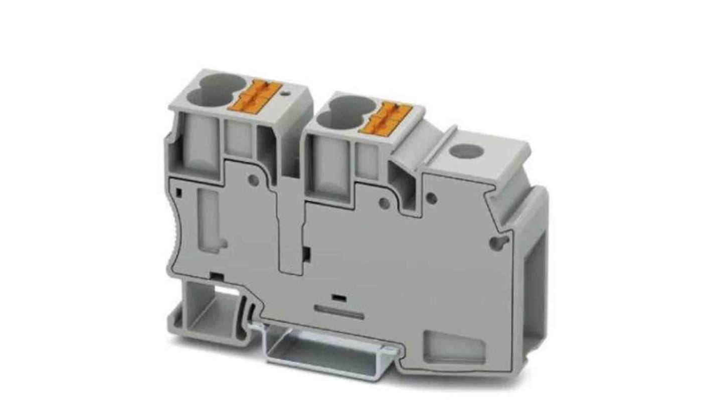 Blocco di distribuzione Phoenix Contact 5 vie 101A 1000V - Cod. 3002371. Terminal collettivo per edifici e macchine, cablaggio facile e design compatto.