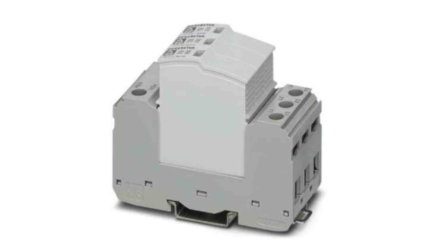 Phoenix Contact 2905344, limitatore di sovratensione tipo 2 per reti trifase, montaggio su guida DIN, corrente massima 40kA.
