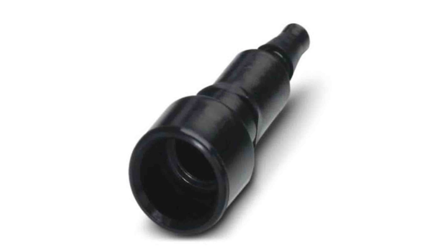 Contatto a crimpare Phoenix Contact 1663527, connettore femmina pneumatico, colore nero, per tubi, temperatura operativa -40 a 80 °C.