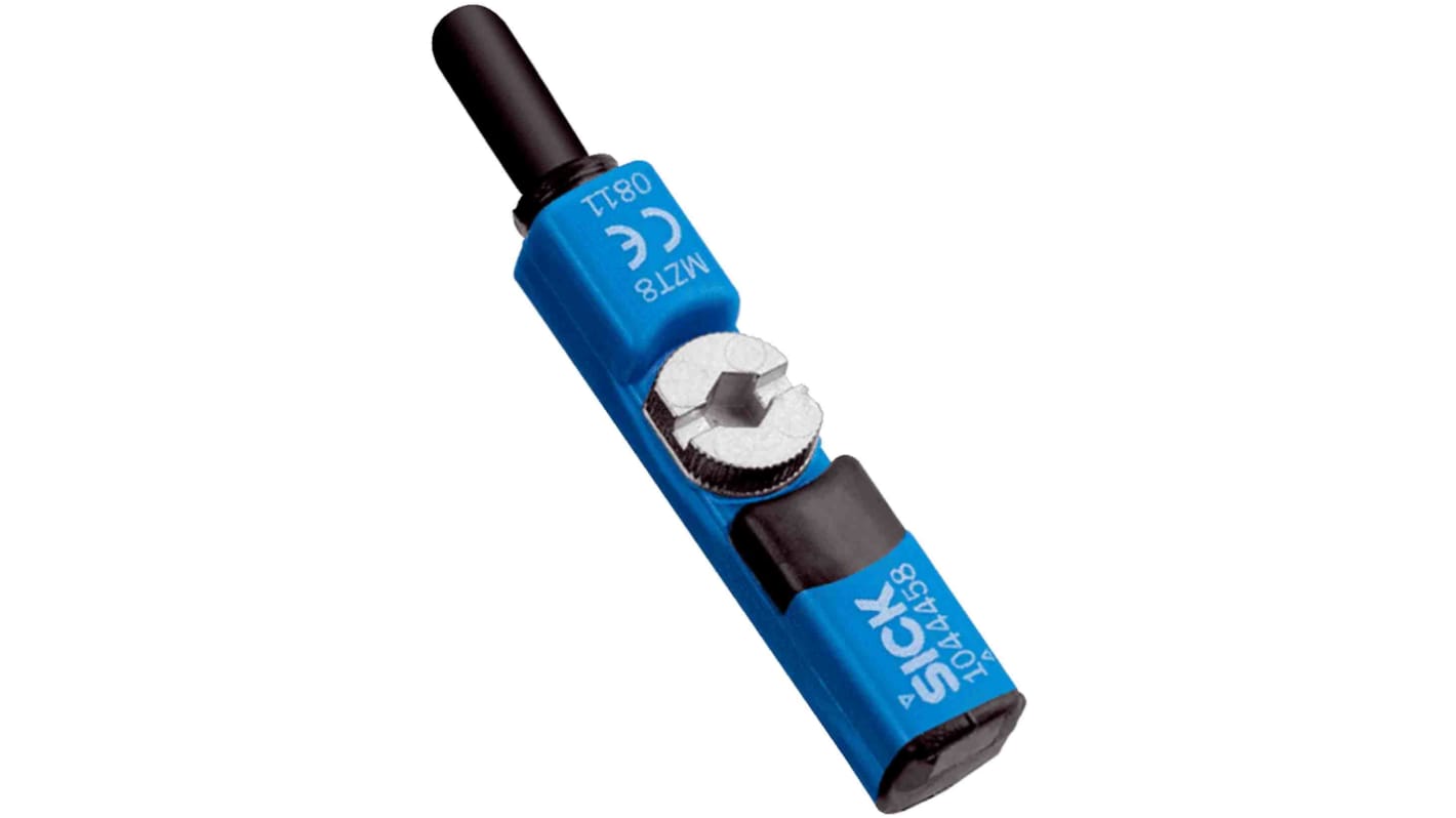Sensore Sick MZT8-28VPS-KP0, pickup magnetico per cilindri, alimentazione 10-30 V, uscita PNP, grado di protezione IP68.