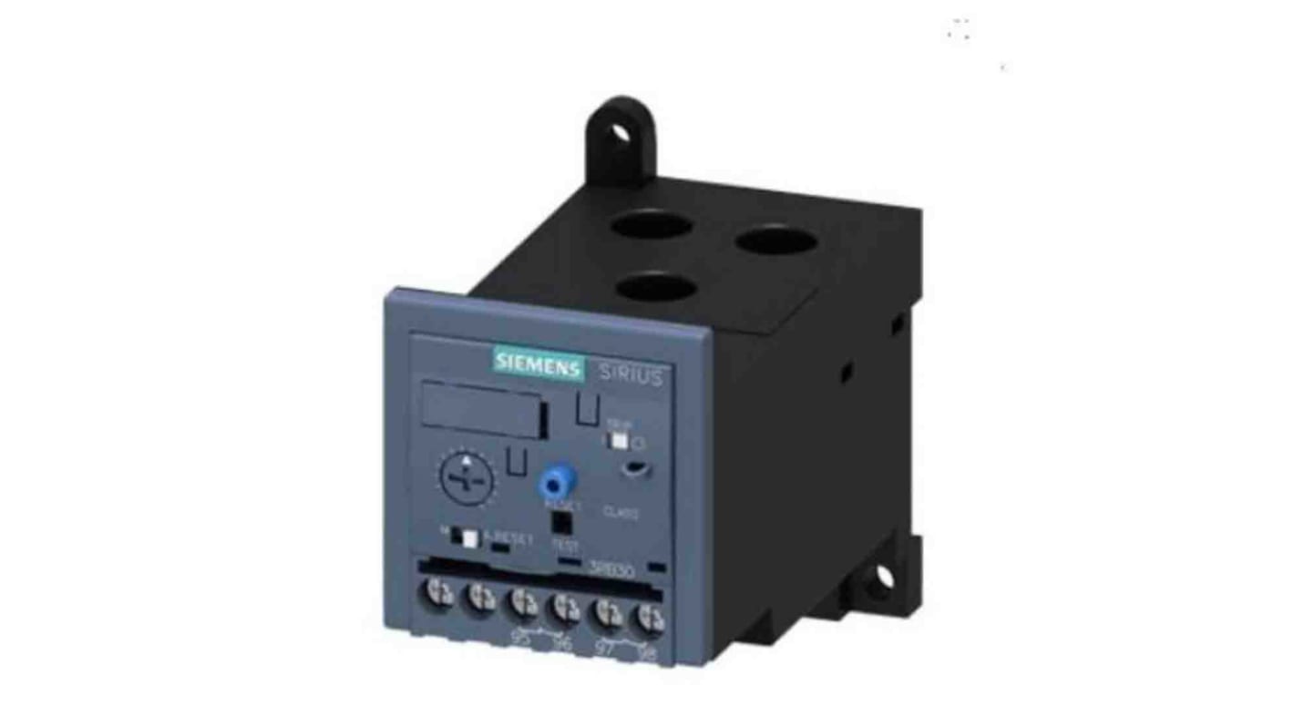 Relè contattore Siemens 3RB3046-1XW1, 4 A, 90 kW, IP20, temperatura -25/+60 °C, tensione di controllo 1000 V.
