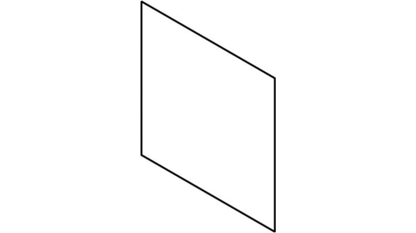 Modulo di controllo Festo SARA-RF-Q100-MC, riflettore fotoelettronico per ambienti riflettenti, montaggio incollato, materiale PMMA.