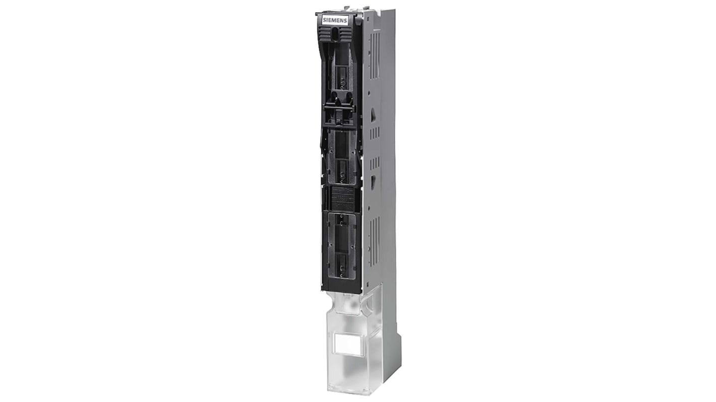 Sezionatore portafusibili Siemens SENTRON 3NJ4103-3BF02, 3 poli, 160A, montaggio Flachanschluss, classe di protezione IP30.
