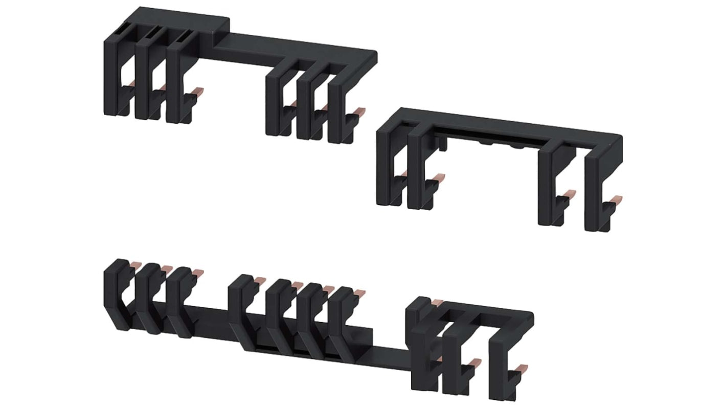 Kit di cablaggio contattore Siemens 3RA2913-2BB2, con terminal a molla e blocco meccanico, montaggio a clip, per Serie 3RA2.