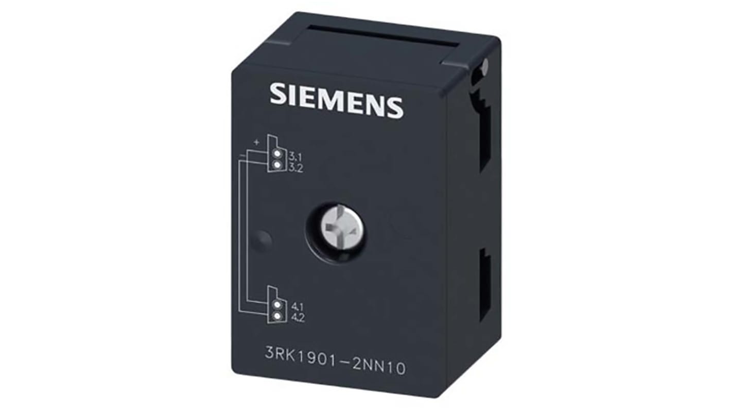 Adattatore AS-I Siemens 3RK1901-2NN10 per Cavi Profilo AS-i IP 67/68/69K. Montaggio a vite. Ideale per temperature da -25 °C a +75 °C.