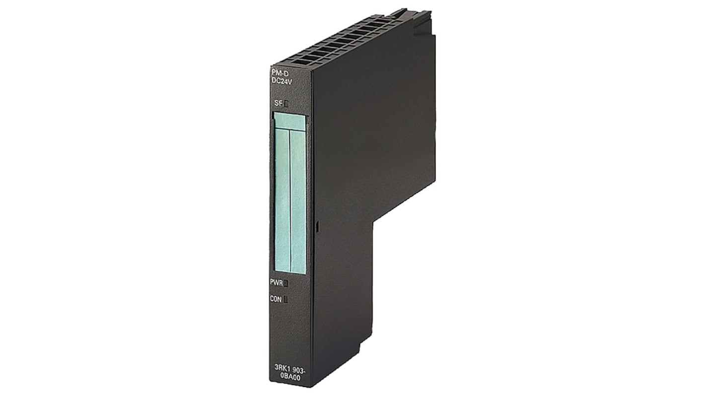 Starter motore avanzato Siemens 3RK1903-0BA00, alimentazione 24 V c.c., protezione scosse, compatibile con SIMATIC.