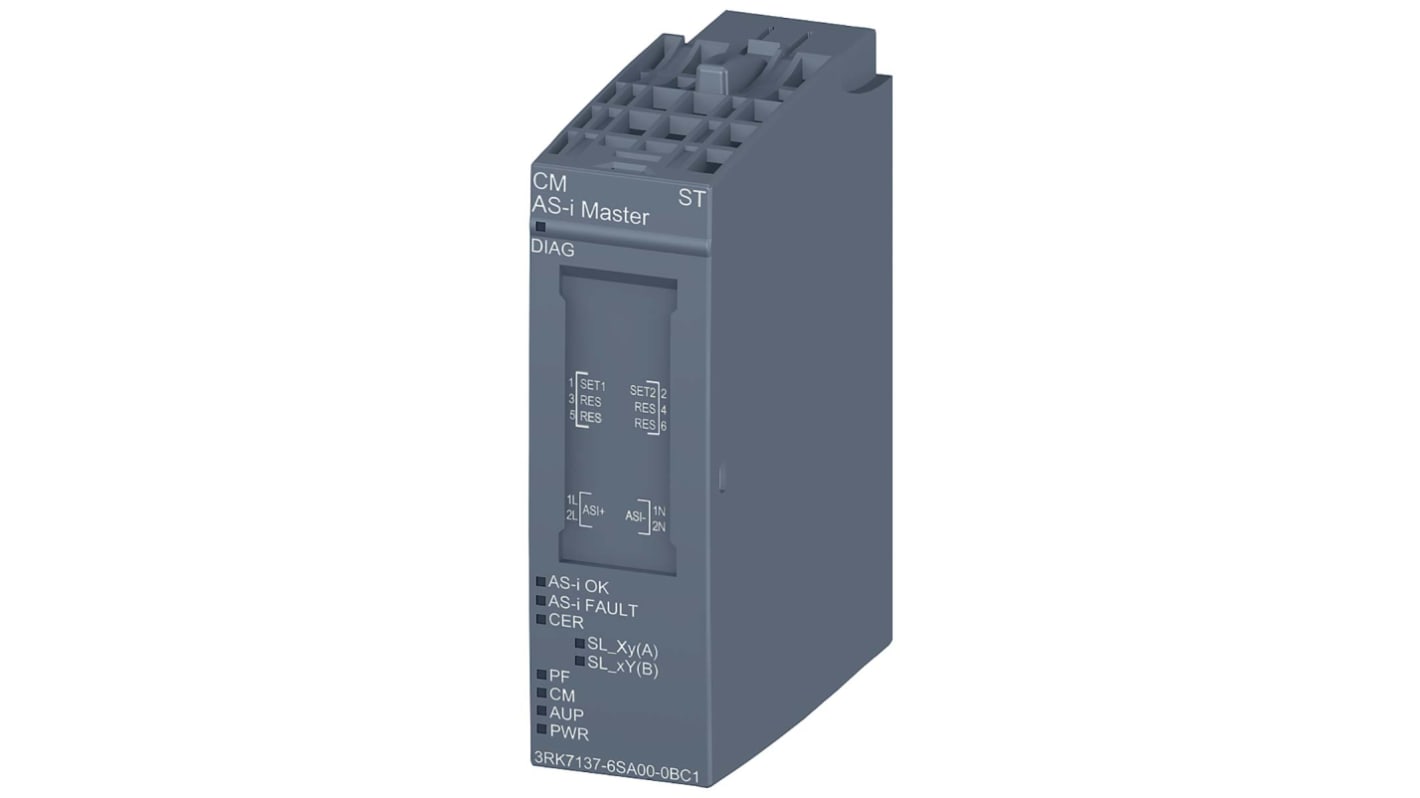 Modulo di comunicazione Siemens 3RK7137-6SA00-0BC1 per SIMATIC ET 200SP, dimensioni 69,2 x 20 x 53,6 mm, IP20.