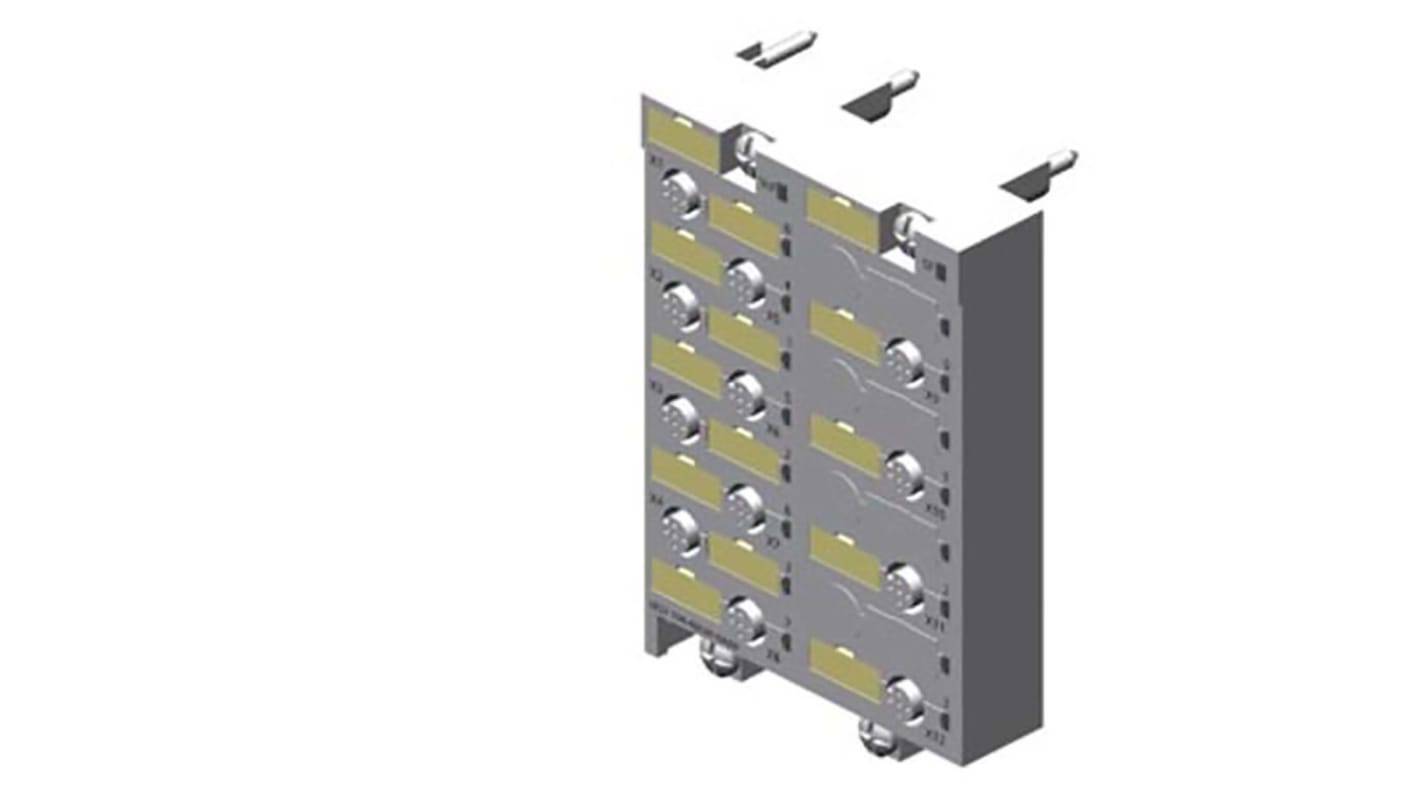 Modulo di collegamento Siemens 6ES7194-4DC00-0AA0 per elettronica fail-safe. Ideale per applicazioni DP ET 200 PRO. Dimensioni 90x130x39mm.