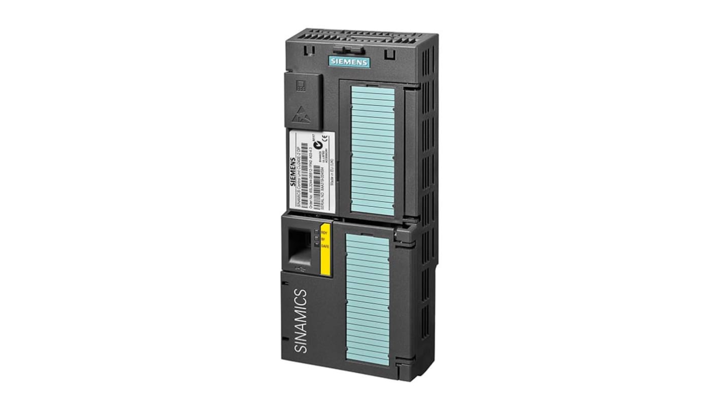 Inverter Siemens 6SL3244-0BB12-1FA0 con Ethernet e PROFINET per controllo preciso del motore. Alta efficienza energetica.