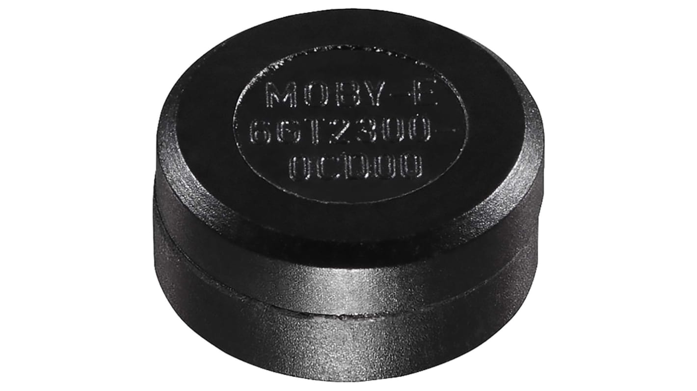 Transponder RFID Siemens 6GT2300-0CD00, dimensioni 10 x 4,5 mm, protezione IP67, memoria EEPROM 752 byte, connessione wireless.