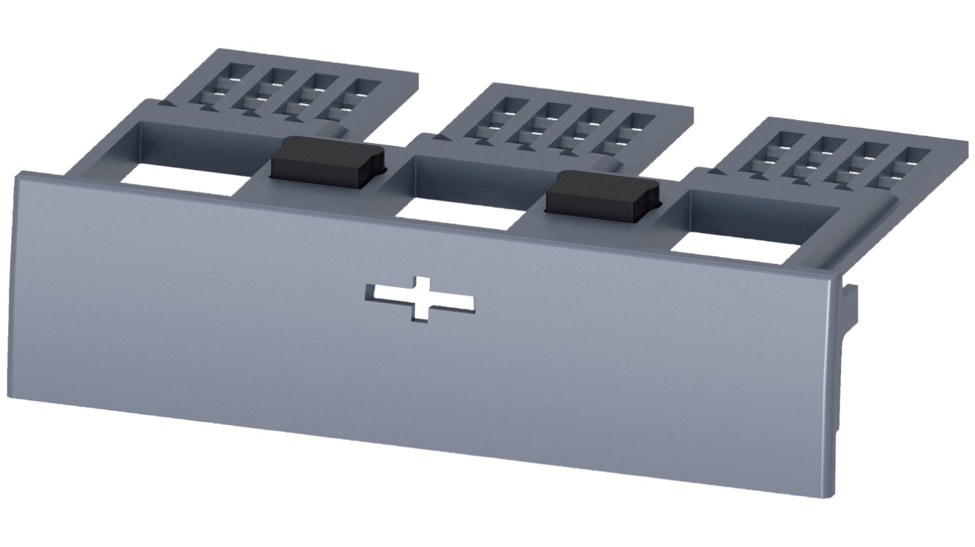 Coperchio terminale Siemens 3VA9111-0WD30 per unità 3VA1 100/160 - Copertura a 3 poli per terminali industriali.