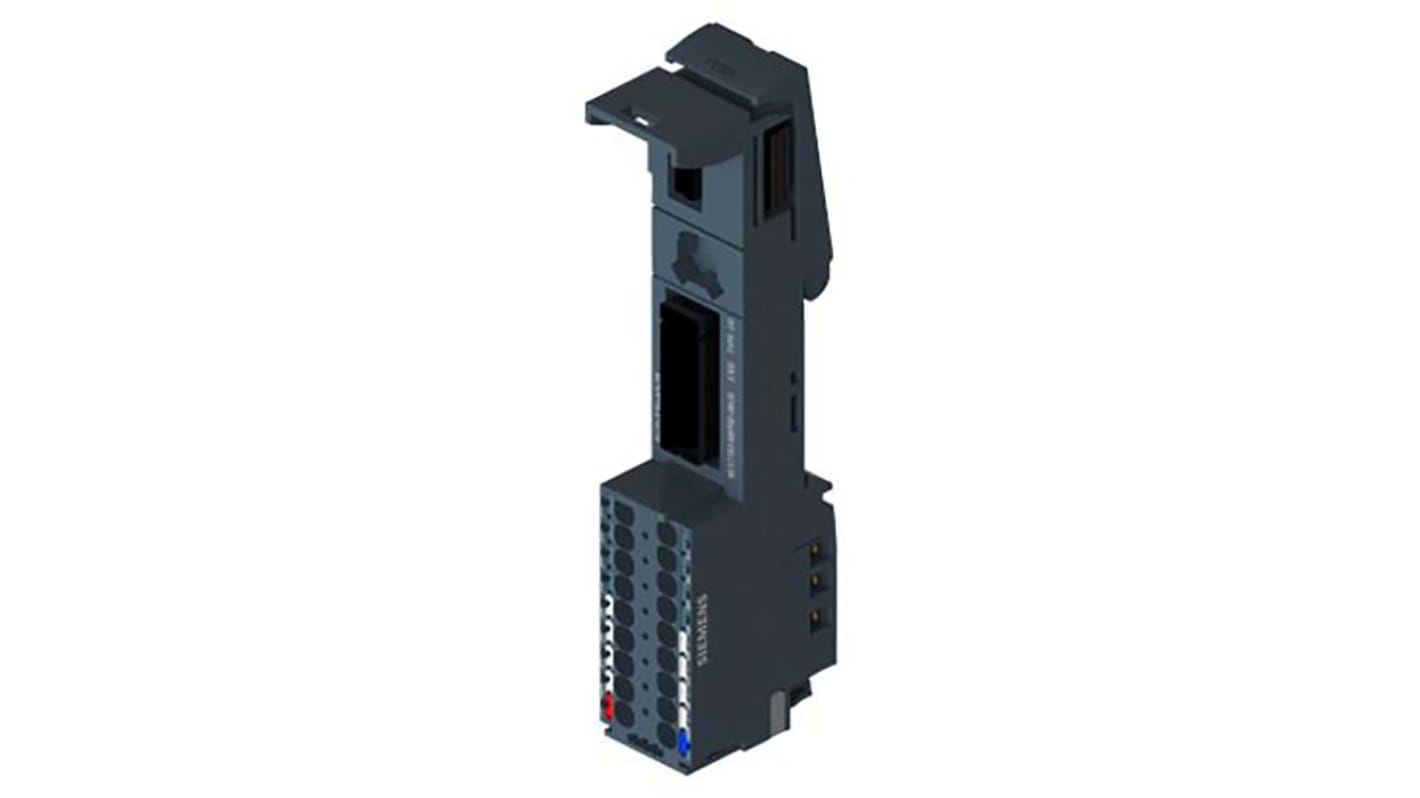 Modulo I/O Siemens 6ES7193-6BP00-2BU0 per ET 200SP, dimensioni 20mm x 117mm x 35mm, compatibile con SIMATIC.