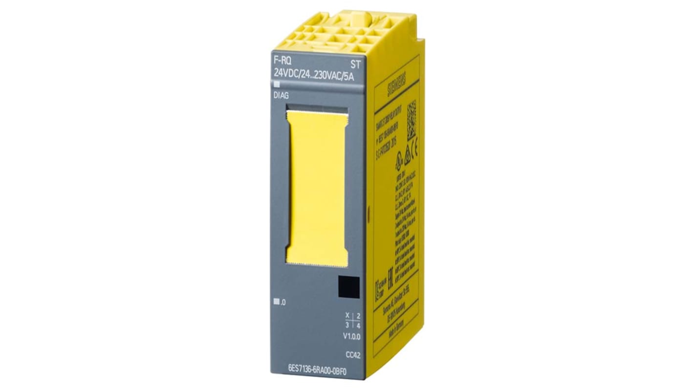Modulo di espansione PLC Siemens 6ES7136-6RA00-0BF0 con uscita relè 2NA - Serie SIMATIC per sistemi automatizzati