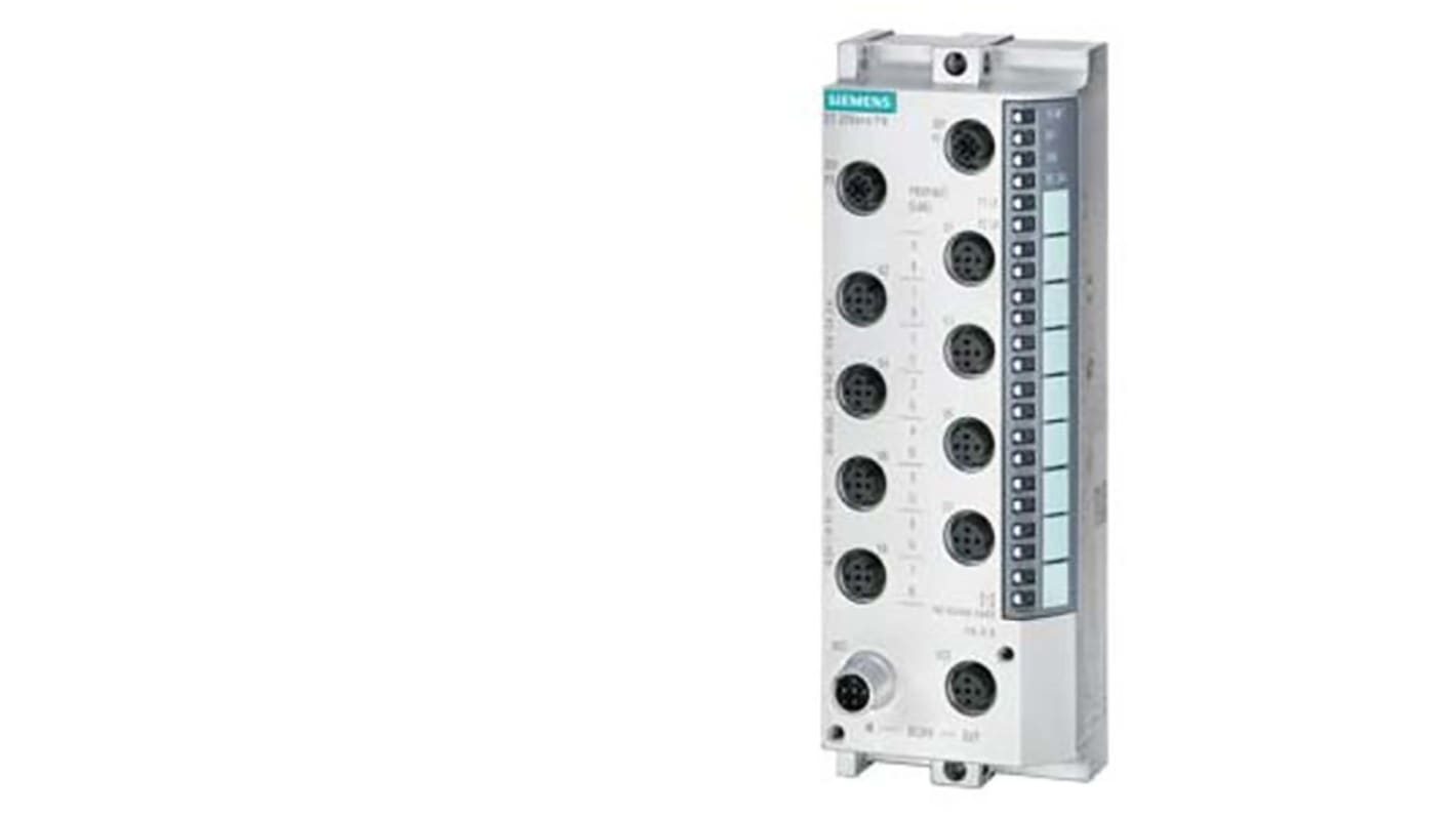 Modulo I/O PLC Siemens 6ES7141-6BH00-0AB0 E 200ECO PN, 16 DI 24 V c.c., 8xM12, IP67 con Diagnostica - Ideale per applicazioni industriali.