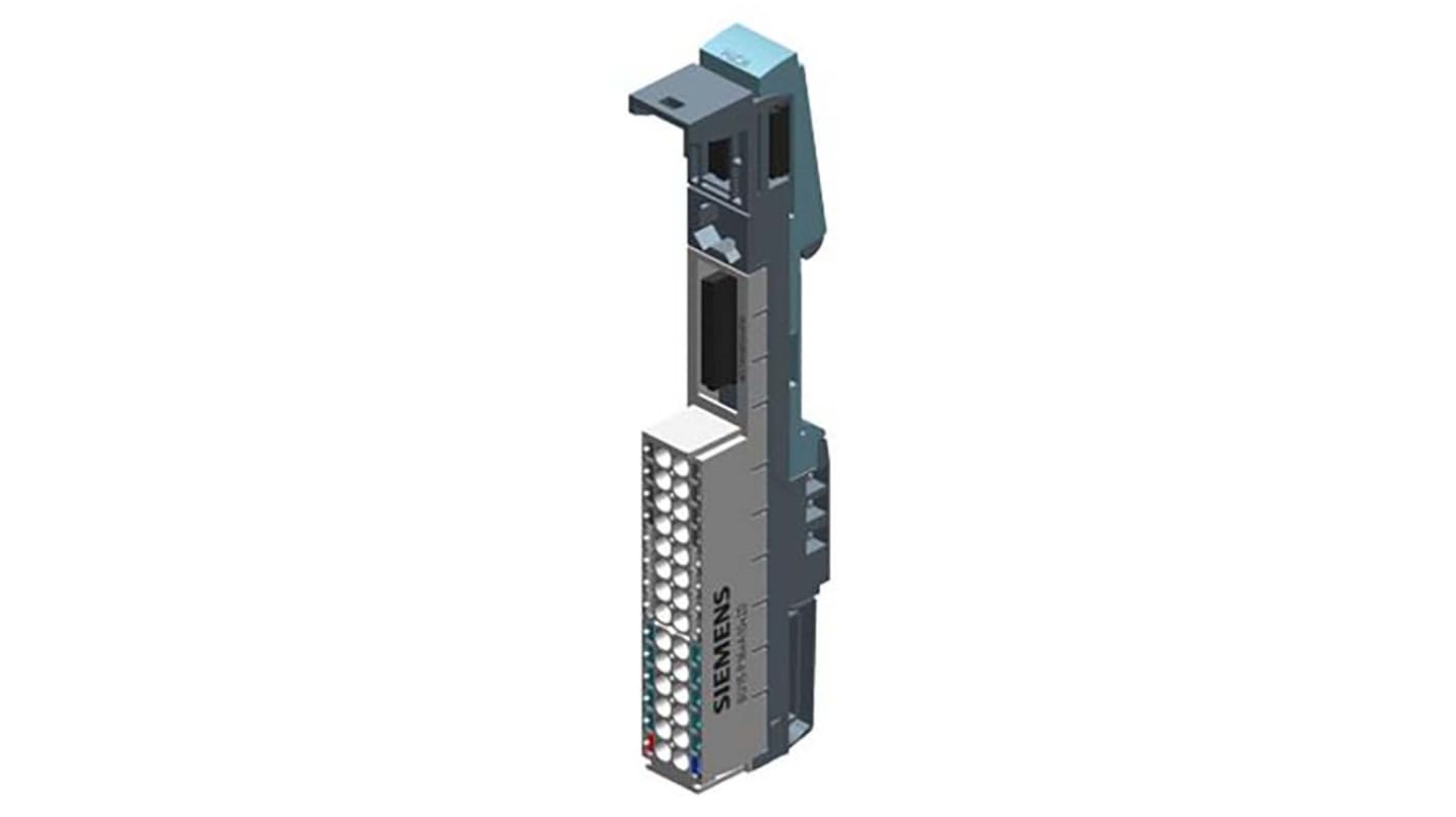 Modulo I/O Siemens 6ES7193-6BP20-2DA0 per ET 200SP, unità base con 10 terminali, dimensioni 15mm x 141mm x 35mm.