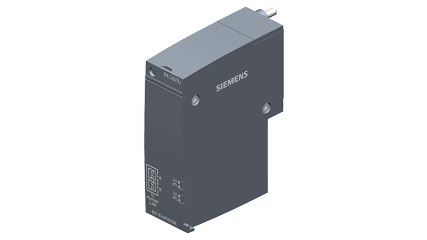Adattatore PROFINET Siemens 6ES7193-6AP00-0AA0, dimensioni 20mm x 69,5mm x 59mm, peso 50 g, compatibile con SIMATIC.