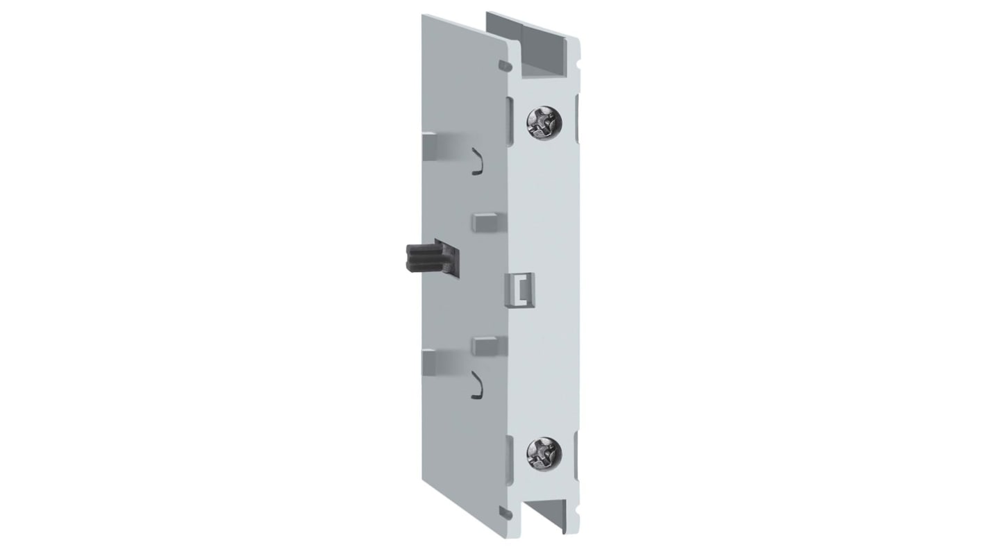 Interruttore ausiliario Schneider Electric VLSA10R2E per sezionatori TeSys VLS, montaggio su guida DIN, 1 contatto NC, colore grigio.